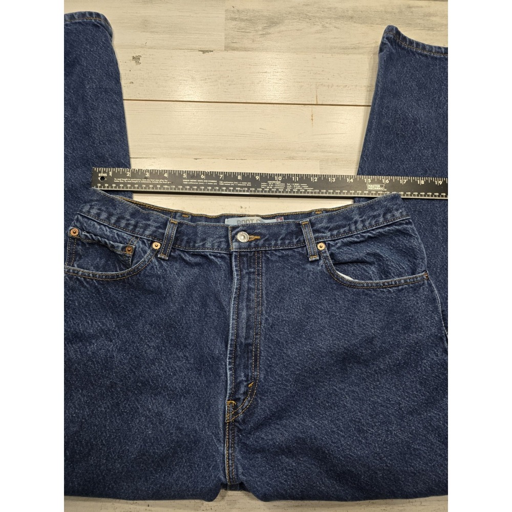 Levis 517 Mens Bootcut‎ Jeans Dark Wash Blue Denim W38 L30 00517-0216 Cotton